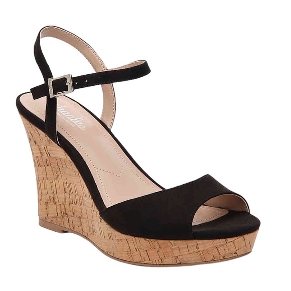 Charles by Charles David Lambert Cork Wedge Sandal - Picture 1 of 10